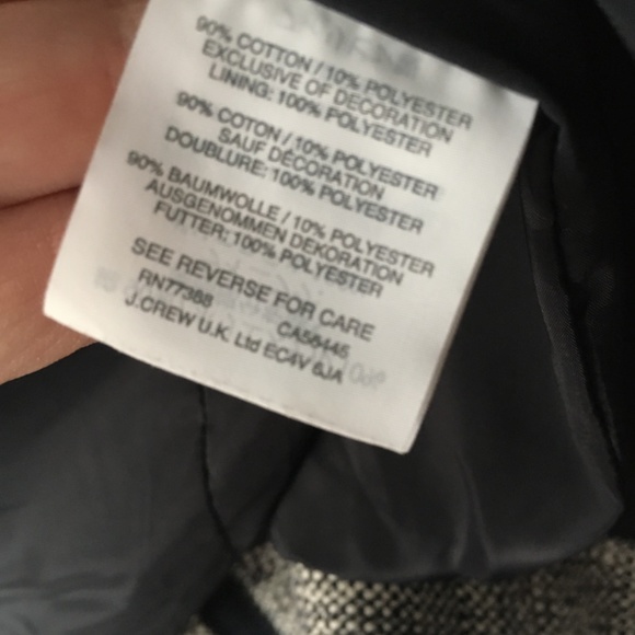 Jcrew lady jacket cropped blazer sz 4 - Picture 10 of 13